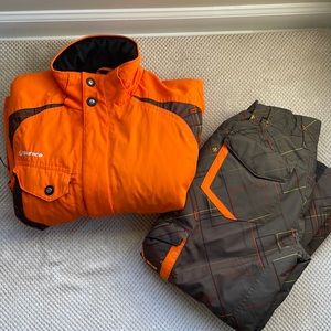 Boys SunIce ski/snowboard jacket and pants. Size 10